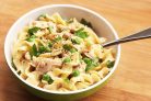 Макароны с консервированным тунцом