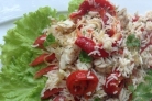 Рыбный салат из сайры