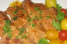 Свинина, запеченная в духовке кусочками