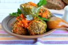 Перцы в мультиварке, фаршированные киноа