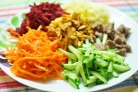 Салат с говядиной и корейской морковкой