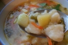 Картофельный суп с клецками