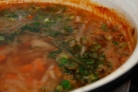 Щи с копчеными ребрышками