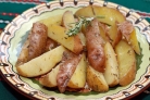 Картофель с розмарином и чесноком