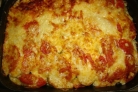 Мясо по-французски с кабачками