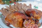 Утка, фаршированная рисом