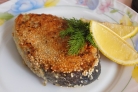 Жаренная в кунжуте рыба