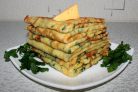 Сырные блинчики с петрушкой