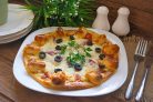 Пицца с сырными булочками