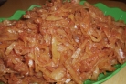 Капуста белокочанная тушеная