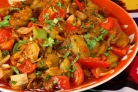Говядина, тушеная с кабачками