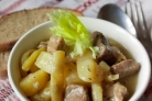 Тушеная фасоль с мясом