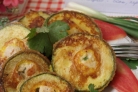 Кабачок с фаршем на сковороде