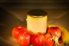 Пюре из бананов и яблок
