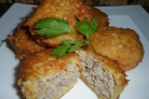 Котлетки "под шубкой"