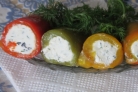 Перцы, фаршированные творогом