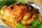 Куриные бедрышки, запеченные с сыром