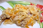 Тушеный кролик с картошкой в мультиварке