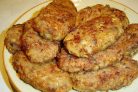 Котлеты с шампиньонами