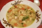 Рисовый суп с курицей