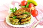 Куриные «растрепки» с овощами, шпинатом и брынзой