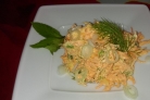 Салат морковный с сыром