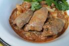 Гуляш из печени куриной