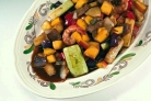 Теплый салат с манго и овощами