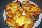 Мясо по-французски на сковороде с грибами