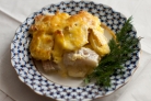 Запеканка с картофелем и рыбой