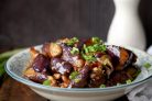 Тушеные баклажаны с мясом