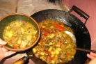 Бараньи ребрышки с картошкой тушеные