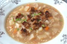 Суп гороховый с орехами