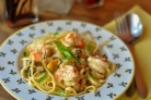 Паста с морепродуктами в сливочном соусе
