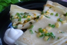 Блинчики с яйцом и луком