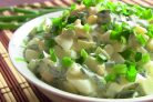 Салат с яйцом и луком