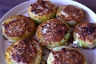 Кабачки, фаршированные фаршем, в кляре