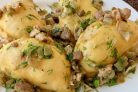 Вареники с капустой на пару (с зажаркой)