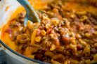 Гуляш из говядины с сыром