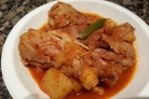 Тушеная картошка с курицей