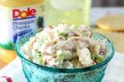 Салат из курицы, орехов и ананасов