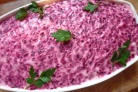 Селедка под шубой со сметаной