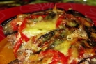 Мясо по-французски с баклажанами