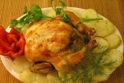 Румяная курица в мультиварке