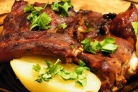 Ребра говяжьи в духовке с картошкой