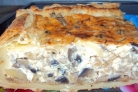 Пирог с грибами заливной
