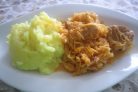 Свинина, тушенная с квашеной капустой
