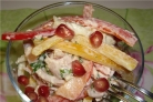 Салат с копченой курицей