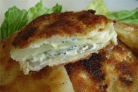 Шницель капустный с сыром