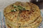 Кутабы с сыром и зеленью